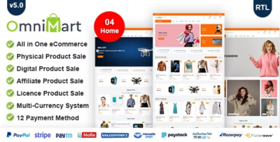 OmniMart - eCommerce CMS Laravel eCommerce script