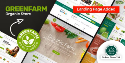 Organic Food Store Shopify eCommerce Theme - Greenfarm