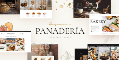 Panadería - Bakery and Pastry Shop Theme