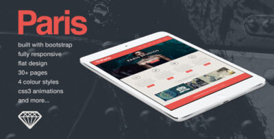 Paris - Responsive HTML5 Template