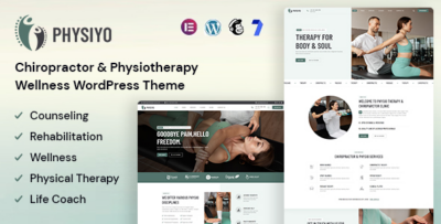 Physiyo – Chiropractor & Physiotherapy Wellness WordPress Theme