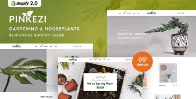 Pinkezi - Gardening & Houseplants Responsive Shopify Theme