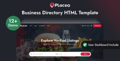 Placeo - Business Directory & Classified HTML Template