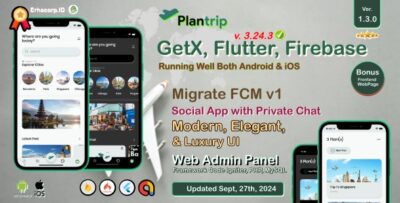 PlanTrip - Social Travel Flutter Full App with Chat