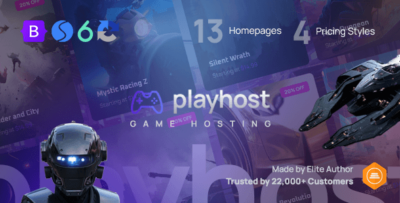 Playhost - Game Hosting Server Website Template v1.0.2