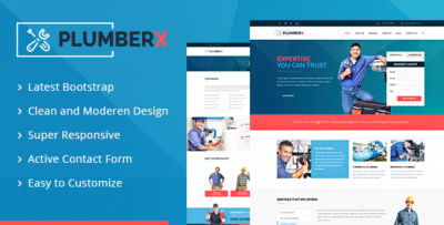 Plumberx - Plumber and Construction HTML Template