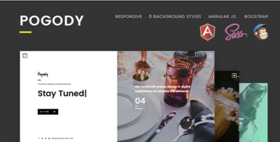 Pogody – Responsive HTML5 Coming Soon Template