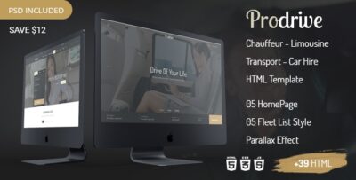 Prodrive - Chauffeur, Limousine, Transport and Car Hire HTML Template