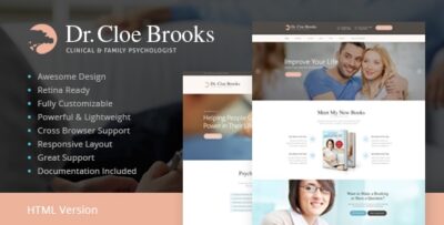 Psychology, Counseling and Medical Site Template