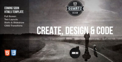 Quartz - Coming Soon Html5 Template