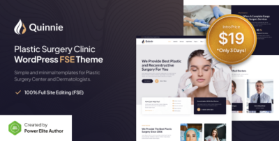 Quinnie – Plastic Surgery Clinic WordPress Theme