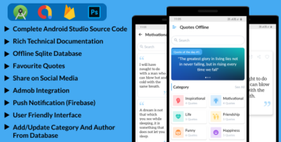 Quotes Offline – Android App with Admob GDPR and Firebase