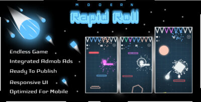 Rapid Roll - Complete Unity Game