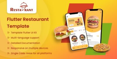 Restaurant app UI-kit flutter