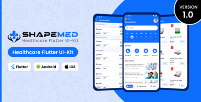 ShapeMed - HealthCare Flutter UI Kit