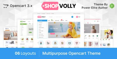 ShopVolly - Multipurpose OpenCart 3 Theme For Kids & Toys