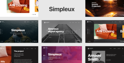 Simpleux - Creative Portfolio Website Template