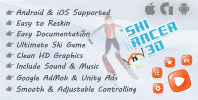 Ski Racer Unity 3D Game