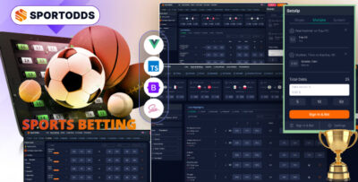 Sportodds - Sports Betting Website Vue JS Template