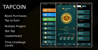 TapCoin - Tap to earn viral game flutter