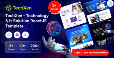 TechXen - Technology & It Solution Services ReactJs Template