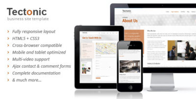 Tectonic - Responsive HTML5 Template