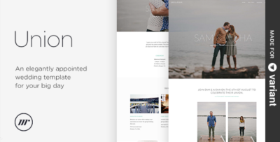 Union - Wedding Template with Page Builder