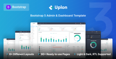 Uplon - Admin & Dashboard Template