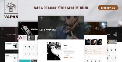 Vapas - Vape & Tobacco Store Shopify Theme