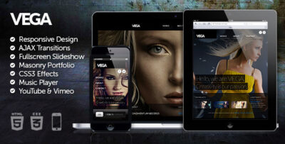 Vega HTML5 Responsive Template