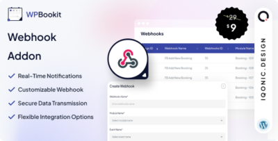 WPBookit - Webhook (Addon)