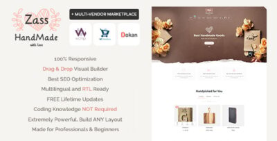 Zass - WooCommerce Theme for Handmade Artists and Artisans v3.9.9.9