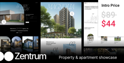 Zentrum - Property & Apartment Showcase WordPress Theme