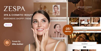 Zespa - Spa & Cosmetic Beauty Responsive Shopify 2.0 Theme