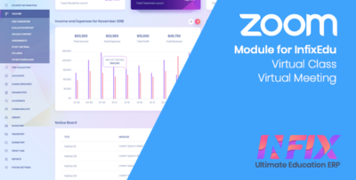 Zoom Live Class - InfixEdu Module