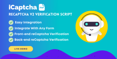 iCaptcha Frontend & Backend reCaptcha Verification