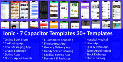 ionic 7 template bundle ionic 7 starter ionic 7 themes bundles ionic 7 templates with 30+ apps