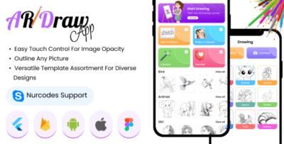 AR Draw Trace to Sketch – The Ultimate Sketch Art App in Flutter
