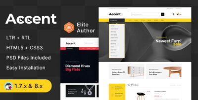 Accent - MultiPurpose Prestashop 1.7 & 8.x Responsive Theme