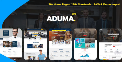 Aduma - Consulting, Finance, Business WordPress Theme