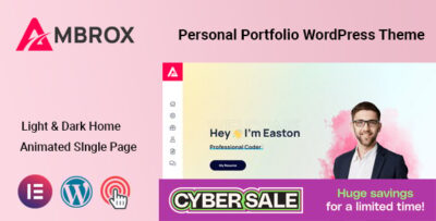 Ambrox - Personal Portfolio Resume Theme