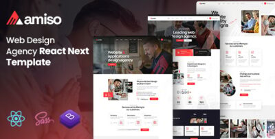 Amiso - Web Design Agency React Template