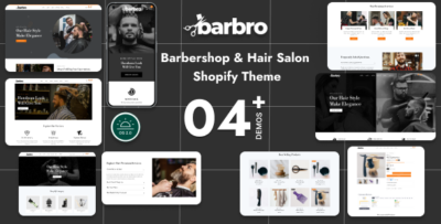 Barbro - Barbershop & Hair Salon Shopify Theme