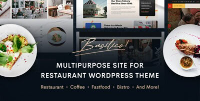 Basilico Restaurant & Cafe WordPress Theme