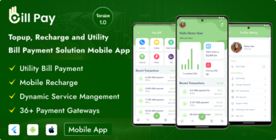 Bill Pay - Topup, Recharge And Utility Bill Payment Mobile App