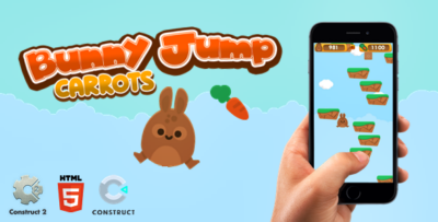 Bunny Jump Carrots - Construct 23 Game