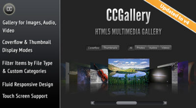 CCGallery - HTML5 Multimedia Gallery