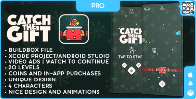 Catch The Gift (PRO) - BUILDBOX CLASSIC - IOS - Android - Reward video