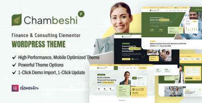 Chambeshi - Finance & Consulting Elementor WordPress Theme