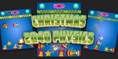 Christmas 2048 Physics - Cross Platform Puzzle Game